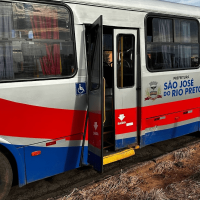 Motorista de ônibus é rendido com faca no pescoço durante assalto em Rio Preto
