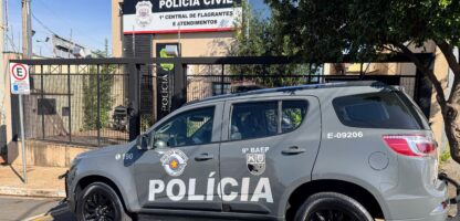 Perseguição termina com colisão de motocicleta contra viatura do Baep em Rio Preto