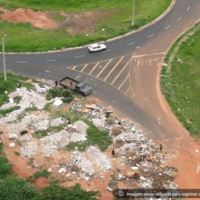 GCM flagra descarte irregular na entrada do Dignidade