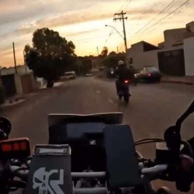 VEJA VÍDEO - Motociclista foge de blitz da PM, mobiliza helicóptero Águia e é detido após perseguição em Rio Preto