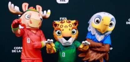 Mascotes do Mundial incluem a águia-careca, animal salvo de extinção