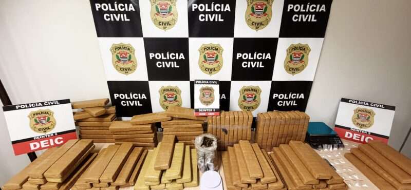 VEJA VÍDEO - Polícia Civil apreende mais de 120 kg de maconha e desarticula 'casa bomba' em Rio Preto