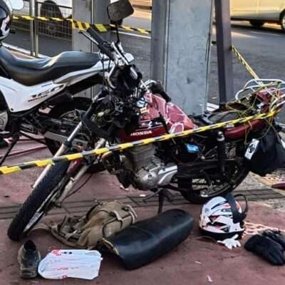 VEJA VÍDEO - Motociclista de 58 anos morre em acidente no cruzamento da Bady Bassitt