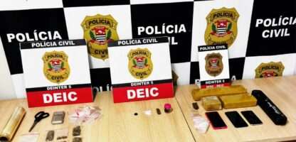 VEJA VÍDEO - DEIC desmonta organização investigada por tráfico de drogas e prende quatro em Rio Preto