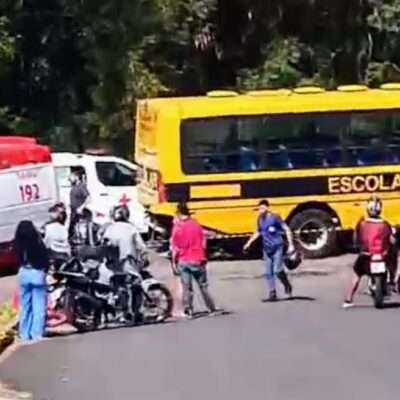 Motociclista morre após acidente com ônibus da Prefeitura em Nova Granada