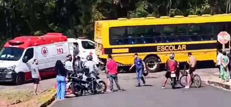Motociclista morre após acidente com ônibus da Prefeitura em Nova Granada