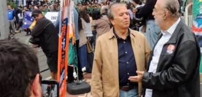 VEJA VÍDEO - Edinho e Valdomiro se encontram em desfile e fazem trégua eleitoral por Rio Preto