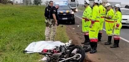Motociclista morre após colisão com carreta-tanque na BR-153 em Rio Preto