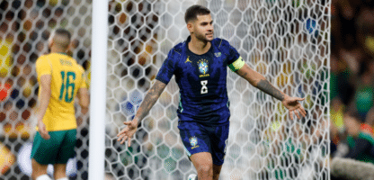 Brasil vence a Austrália por 4 a 2