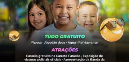 Praça Dom José Marcondes terá festa gratuita de Dia das Crianças neste sábado em Rio Preto