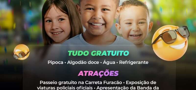 Praça Dom José Marcondes terá festa gratuita de Dia das Crianças neste sábado em Rio Preto