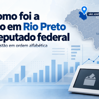 Deputados federais: veja como foi a votação em Rio Preto